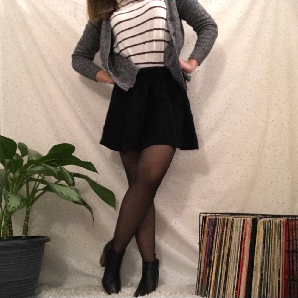 Vintage Black Urban Outfitters Mini Skirt